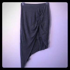 Grey Zara asymmetric skirt size S